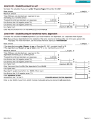 Form 5009-D Worksheet AB428 Alberta - Canada, Page 2