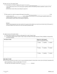 Form 17 (PFA723) Application for a Family Law Matter Consent Order - British Columbia, Canada, Page 16