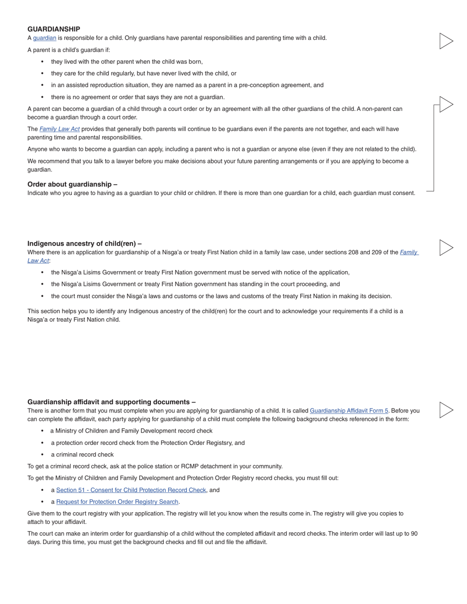 Form 17 (PFA723) Application for a Family Law Matter Consent Order - British Columbia, Canada, Page 21
