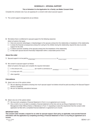 Form 17 (PFA723) Application for a Family Law Matter Consent Order - British Columbia, Canada, Page 26