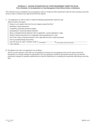 Form 11 (PFA718) Application for Case Management Order Without Notice or Attendance - British Columbia, Canada, Page 14