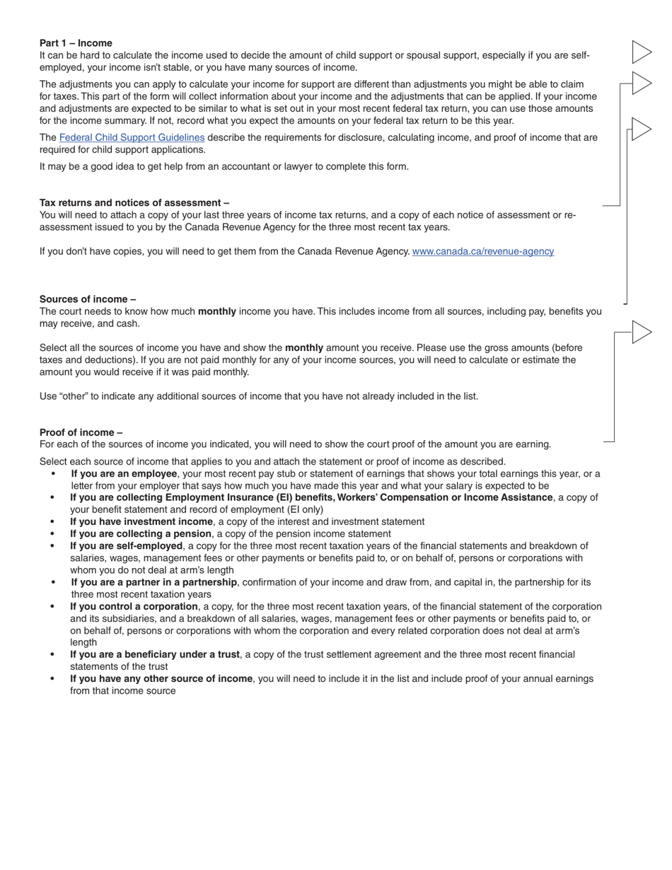 Form 4 (PFA713) Financial Statement - British Columbia, Canada, Page 5