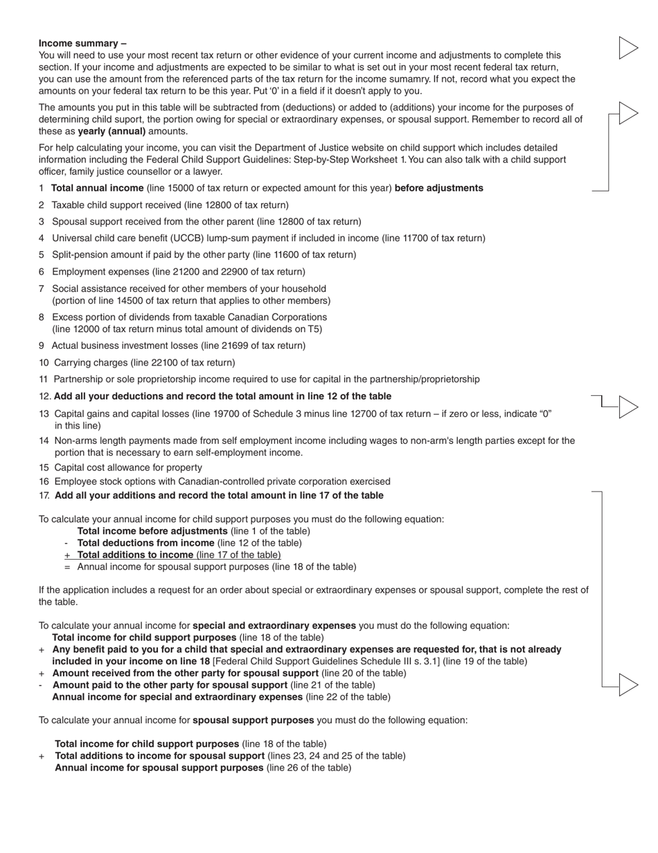 Form 4 (PFA713) Financial Statement - British Columbia, Canada, Page 7