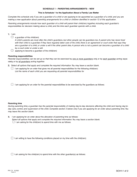 Form 3 (PFA712) Application About a Family Law Matter - British Columbia, Canada, Page 12