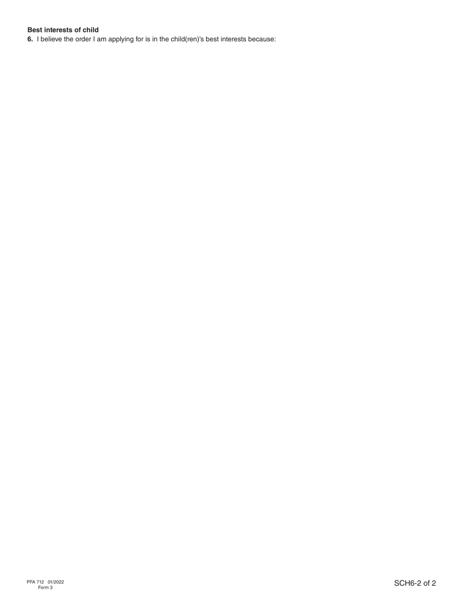 Form 3 (PFA712) Application About a Family Law Matter - British Columbia, Canada, Page 36