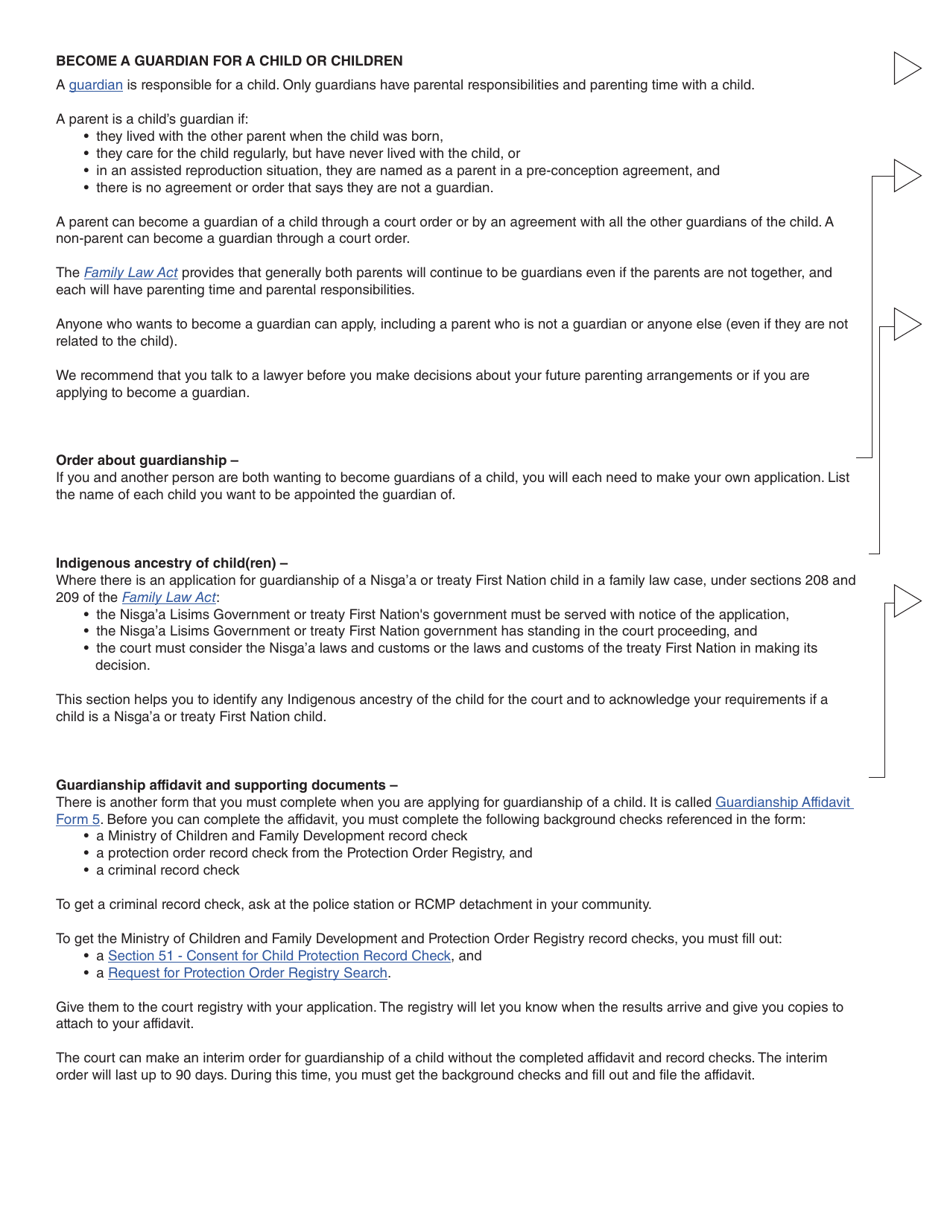 Form 3 (PFA712) Application About a Family Law Matter - British Columbia, Canada, Page 37
