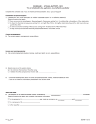 Form 3 (PFA712) Application About a Family Law Matter - British Columbia, Canada, Page 42