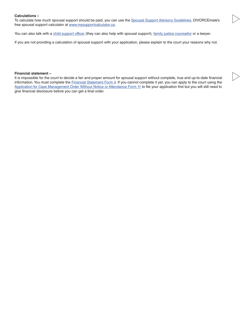 Form 3 (PFA712) Application About a Family Law Matter - British Columbia, Canada, Page 43