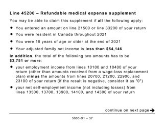 Form 5000-D1 Federal Worksheet (Large Print) - Canada, Page 37