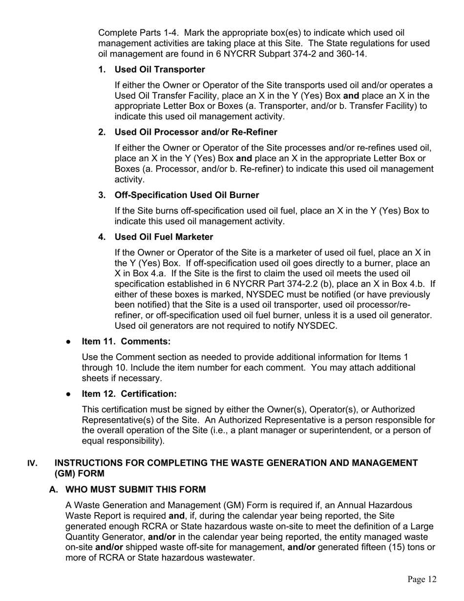 Instructions for Form GM, WR, SI - New York, Page 15