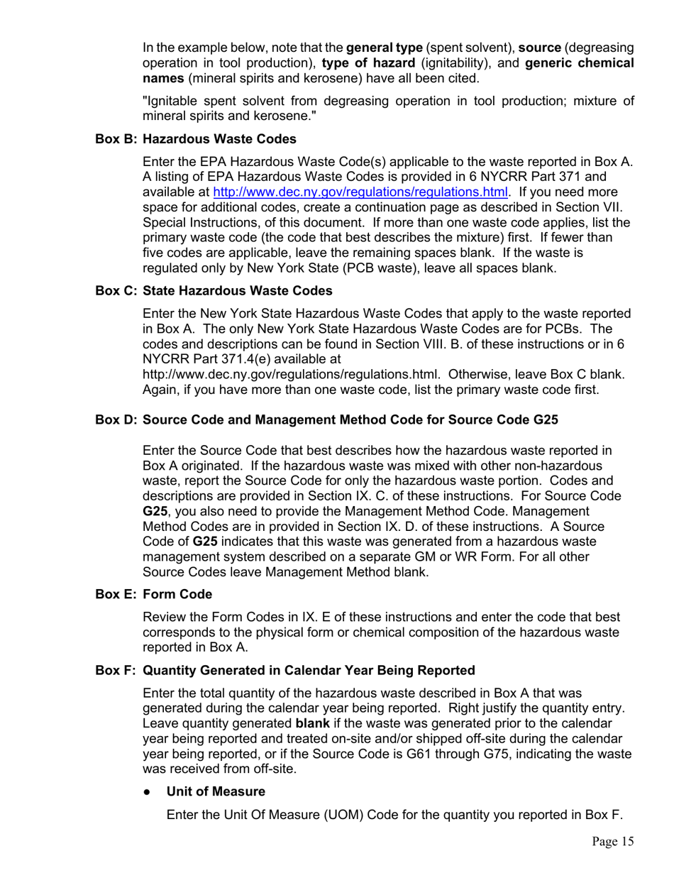 Instructions for Form GM, WR, SI - New York, Page 18