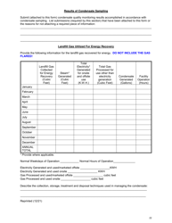 Msw, Industrial or Ash Landfill Annual/Quarterly Report - New York, Page 22