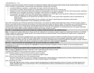 Instrucciones para Formulario OCFS-LDSS-4700-S Formulario De Inscripcion Al Programa De Cuidado Infantil Grupal Legalmente Exento - New York (Spanish), Page 4
