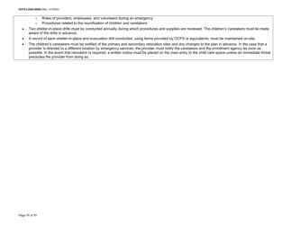 Instructions for Form OCFS-LDSS-4699 Enrollment Form for Provider of Legally Exempt in-Home Child Care and Legally Exempt Family Child Care - New York, Page 11