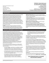 Document preview: Formulario DOH-2794 Solicitud Para Los Uninsured Care Programs - New York (Spanish)