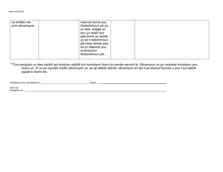 Form RFA-1 Attachment 6 Invest in Ny Child Care Grant on-Going Eligibility Report - New York (Haitian Creole), Page 6