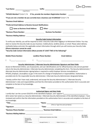 Form RS5547 Security Administrator/Alternate Security Administrator Responsibilities - New York, Page 2