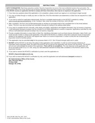 Form AOC-CR-280 Law Enforcement Application for Verification of Expunction - North Carolina, Page 2