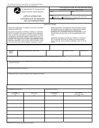 FAA Form 7711-2 Application for Certificate of Waiver or Authorization, Page 2