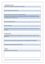 Clinical Supervision Agreement Form - Queensland Centre for Mental Health Learning - Queensland, Australia, Page 3