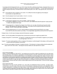 Form DOL-800 Separation Notice - Georgia (United States), Page 2