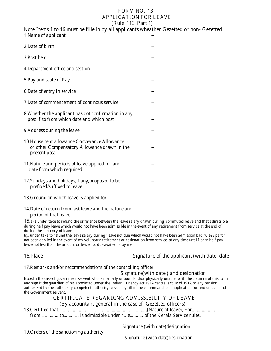 form-13-fill-out-sign-online-and-download-printable-pdf-kerala