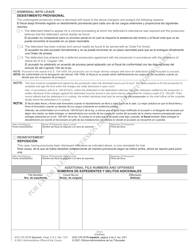Form AOC-CR-307B Dismissal Notice of Reinstatement (For Offenses Committed on or After Dec. 1, 2013) - North Carolina (English/Spanish), Page 2