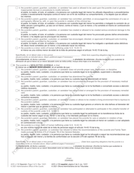 Form AOC-J-130 Juvenile Petition (Abuse/Neglect/Dependency) - North Carolina (English/Spanish), Page 2