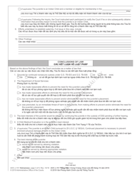 Form AOC-J-151 Order on Need for Continued Nonsecure Custody (Abuse/Neglect/Dependency) - North Carolina (English/Vietnamese), Page 3