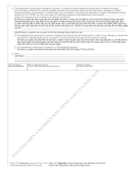 Form AOC-J-151 Order on Need for Continued Nonsecure Custody (Abuse/Neglect/Dependency) - North Carolina (English/Vietnamese), Page 5