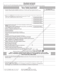 Form AOC-E-201 Application for Probate and Letters Testamentary/Of Administration Cta - North Carolina (English/Spanish), Page 3
