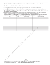 Form AOC-E-201 Application for Probate and Letters Testamentary/Of Administration Cta - North Carolina (English/Vietnamese), Page 2