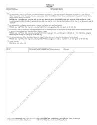 Form AOC-J-240A Notice of Hearing in Juvenile Proceeding (Delinquent) - North Carolina (English/Vietnamese), Page 4