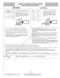 Form AOC-CR-600B Worksheet Prior Record Level for Felony Sentencing and Prior Conviction Level for Misdemeanor Sentencing (Structured Sentencing) (For Offenses Committed on or After Dec. 1, 2009) - North Carolina (English/Spanish), Page 2