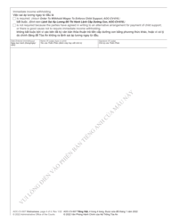 Form AOC-CV-607 Voluntary Support Agreement and Approval by Court (Non-IV-D Cases) - North Carolina (English/Vietnamese), Page 4