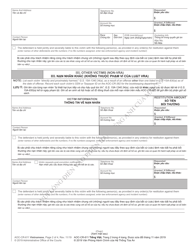 Form AOC-CR-611 Restitution Worksheet, Notice and Order (Initial Sentencing) - North Carolina (English/Vietnamese), Page 2