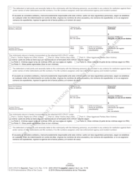 Form AOC-CR-611A Restitution Worksheet Addendum (Initial Sentencing) - North Carolina (English/Spanish), Page 2