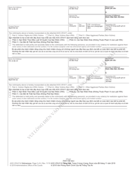 Form AOC-CR-611A Restitution Worksheet Addendum (Initial Sentencing - North Carolina (English/Vietnamese), Page 2
