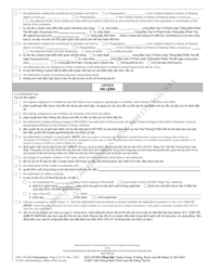 Form AOC-CR-609 Order on Violation of Probation or on Motion to Modify (For All Modifications on or After Dec. 1, 2011) - North Carolina (English/Vietnamese), Page 2