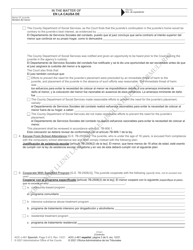 Form AOC-J-461 Juvenile Level 1 Disposition Order (Delinquent) - North Carolina (English/Spanish), Page 3