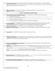Form AOC-J-475 Juvenile Level 2 Disposition Order (Delinquent) - North Carolina, Page 4