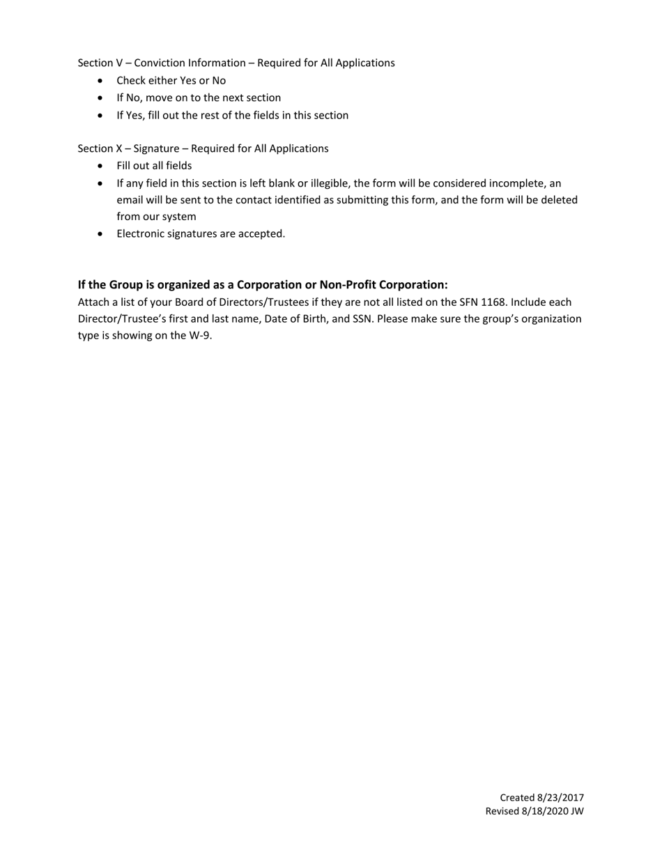 Non-emergent Medical Transportation Application Checklists - North Dakota, Page 18