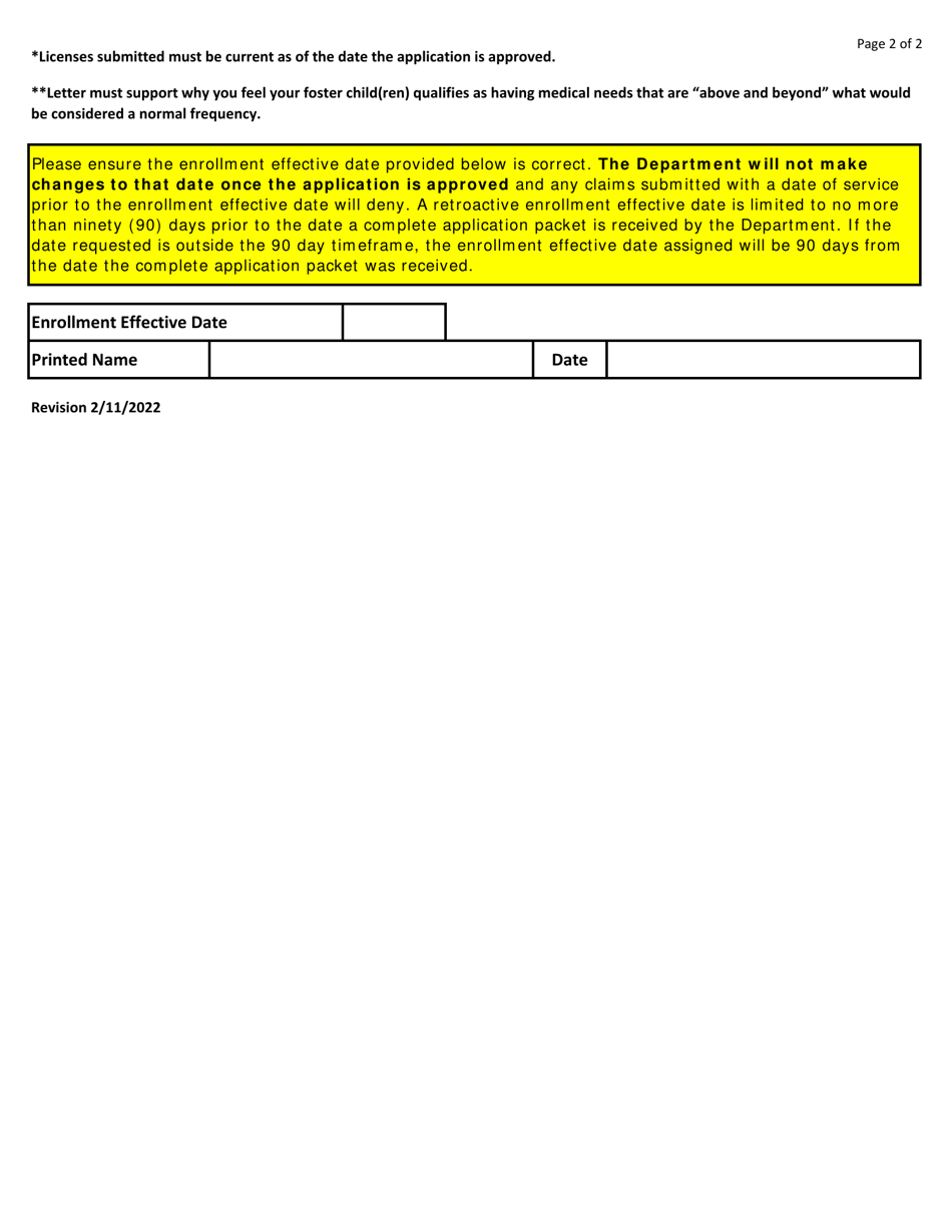 Non-emergent Medical Transportation Application Checklists - North Dakota, Page 4