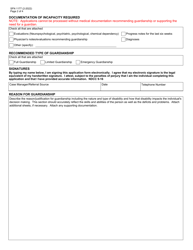 Form SFN1177 Request for Guardianship Establishment Funds - North Dakota, Page 2