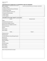 Form SFN1177 Request for Guardianship Establishment Funds - North Dakota, Page 3