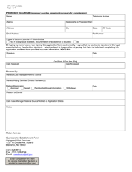 Form SFN1177 Request for Guardianship Establishment Funds - North Dakota, Page 4
