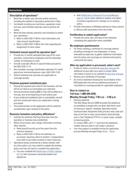 Form U-3 (BWC-7503) Application for Ohio Workers&#039; Compensation Coverage - Ohio, Page 4