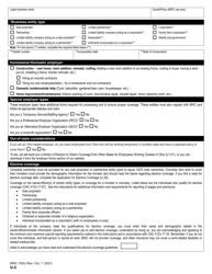 Form U-3 (BWC-7503) Application for Ohio Workers&#039; Compensation Coverage - Ohio, Page 6