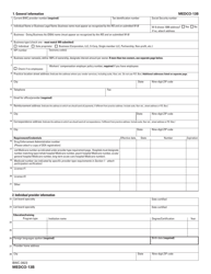 Form MEDCO-13B (BWC-3923) Application for Provider Recertification - Ohio, Page 3