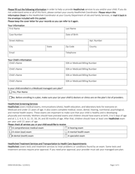 Form ODM03528 Healthchek and Pregnancy Related Services Information Sheet - Ohio, Page 2